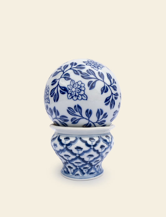 Blue & White Ceramic Vase