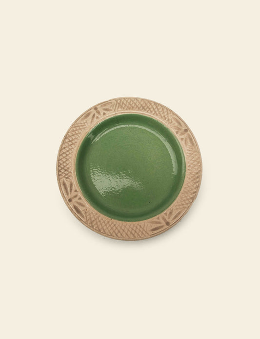 Bordallo Pinheiro Green Dragonfly Dinner Plate