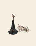 Brass and Black Painted Table Lamp