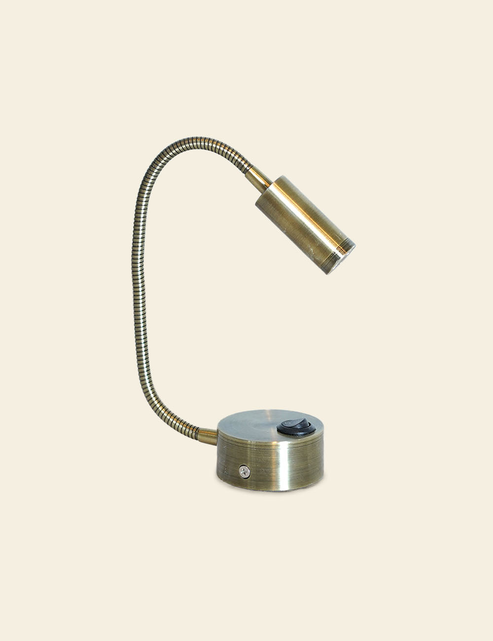 Brass Finish Flexible Wall Lamp