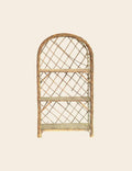 Cane Rattan Book Shelf Stand