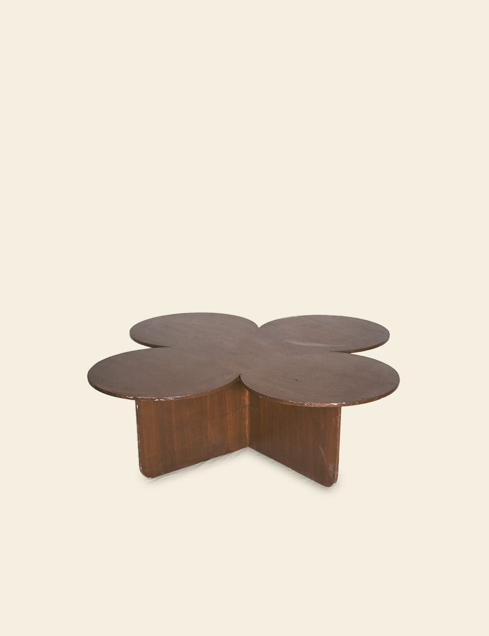 Carved Flower Wooden Table