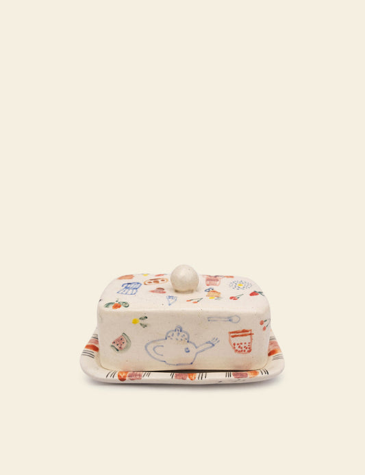 Cath Kidston Painted Butter Dish