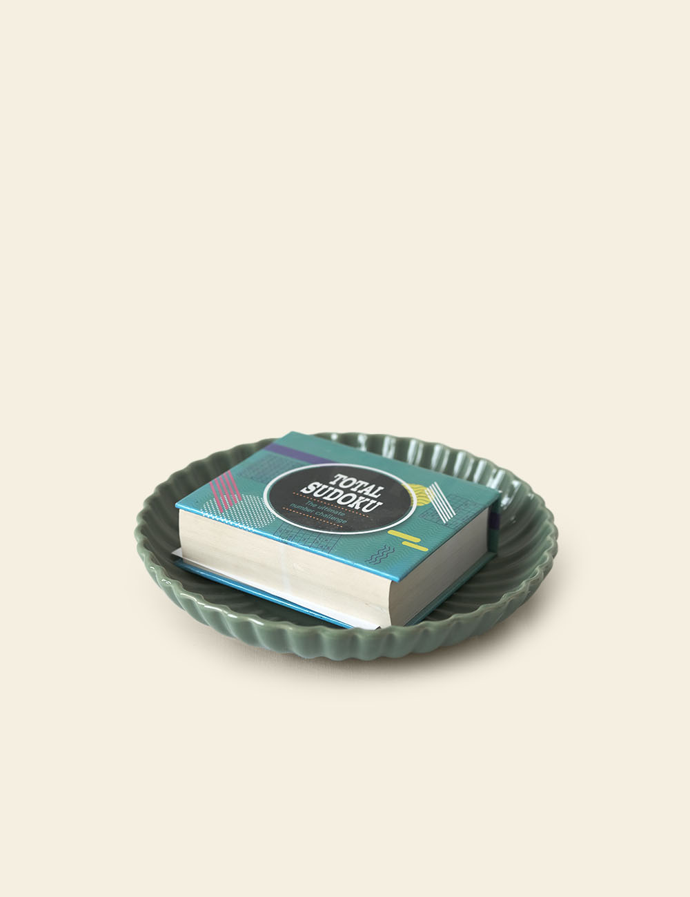 Ceramic Pie Dish and Sudoku