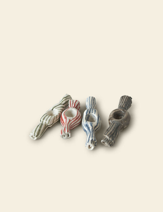 Ceramic Striped Toffees - Set of 4