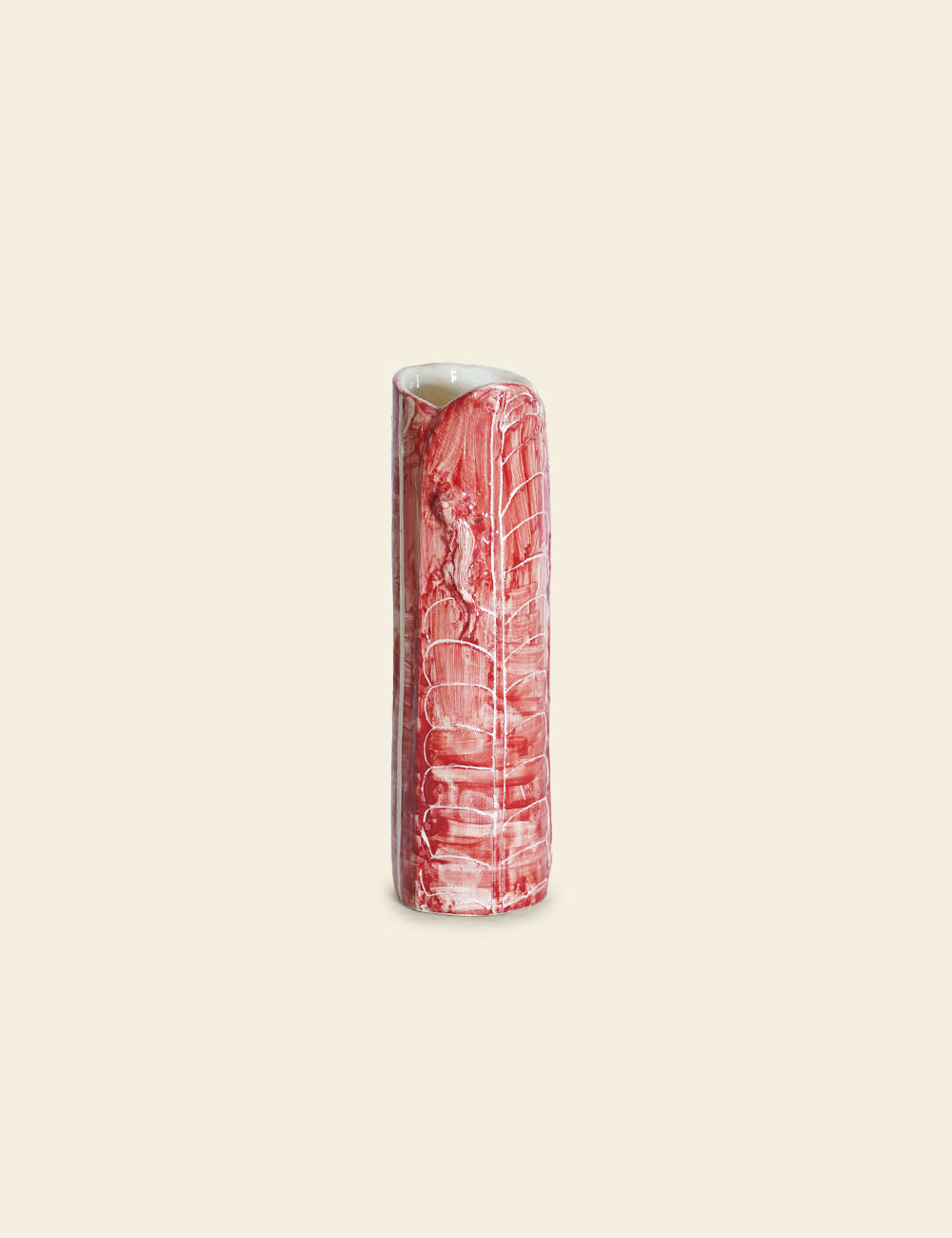 Ceramic Tube-Shaped Vase