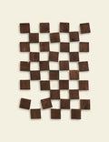 Chessboard Blocks Wall Hanging