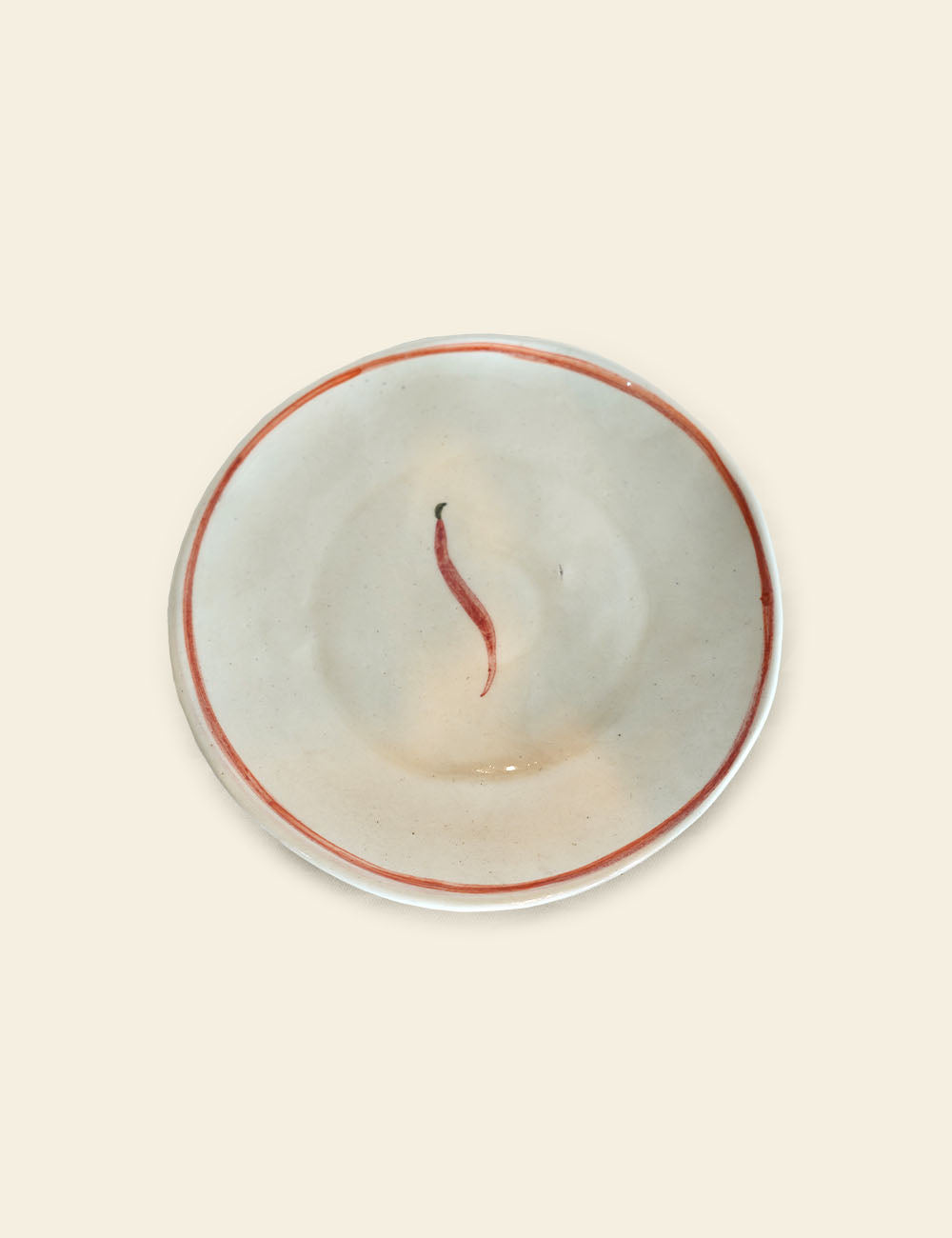 Chilli Ceramic Plate