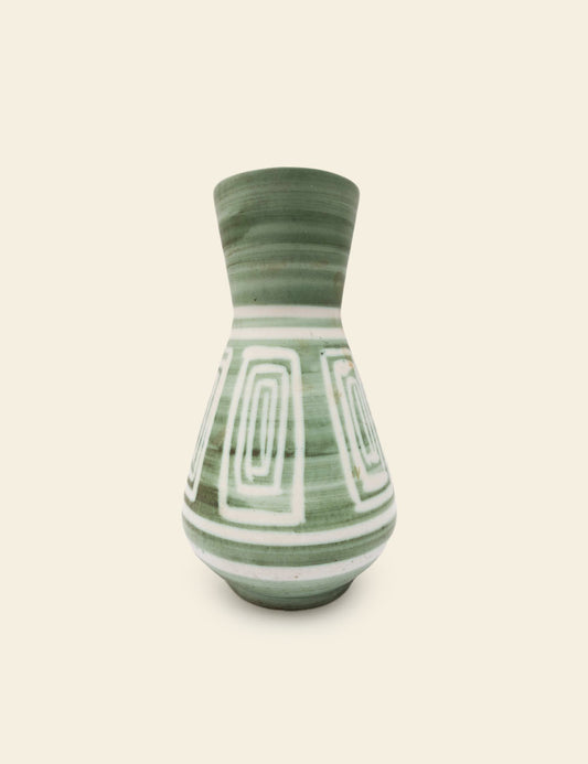 Cinque Ports Pottery Green Vase