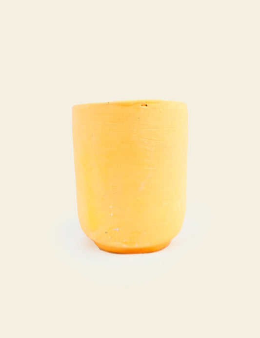 Clay Yellow Glass