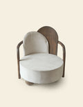 Dark Brown Ear Armchair