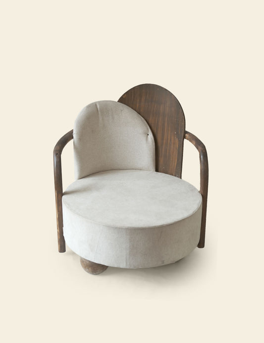 Dark Brown Ear Armchair