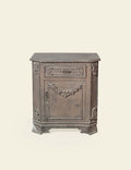 Dark Brown French Antique Side Table