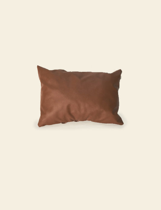 Dark Brown Rexene Pillow Cushion