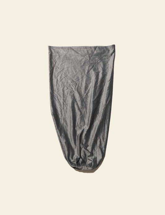 Dark Grey Velvet Back Rest Cover