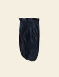 Dark Navy Blue Velvet Back Rest Cover
