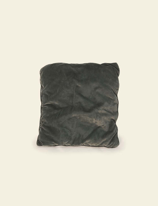 Dark Sea Green Velvet Cushion