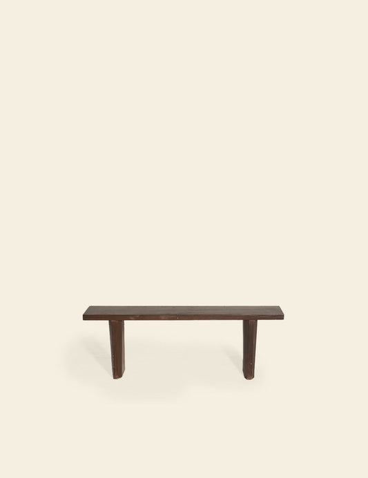 Dark Wood Bench