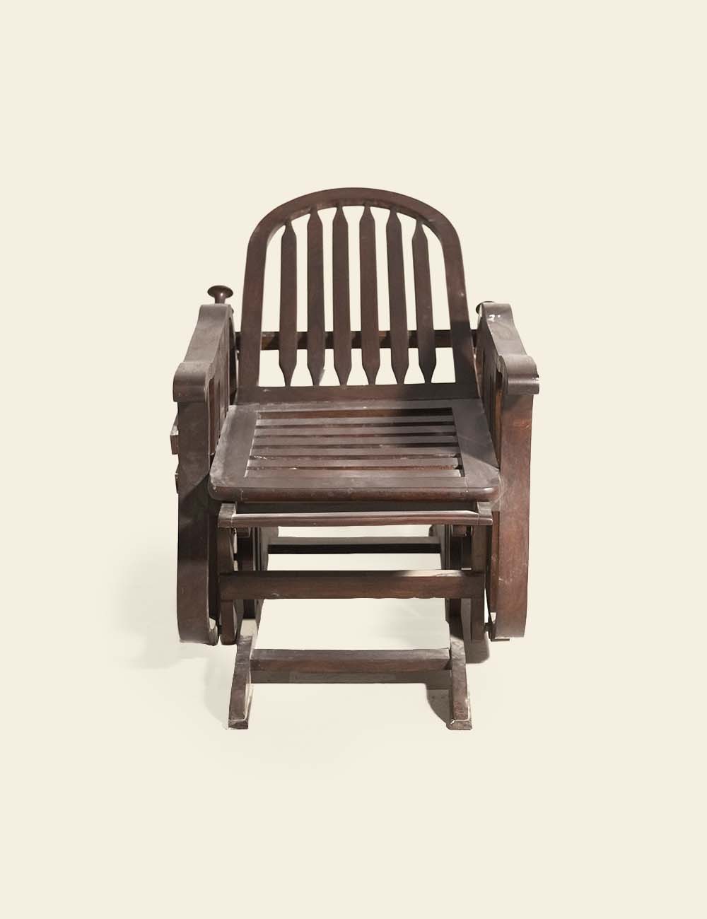 Dark Wood Rocking Chair