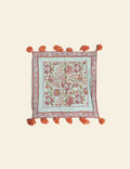 Detailed Colorful Floral Pattern Cushion Cover