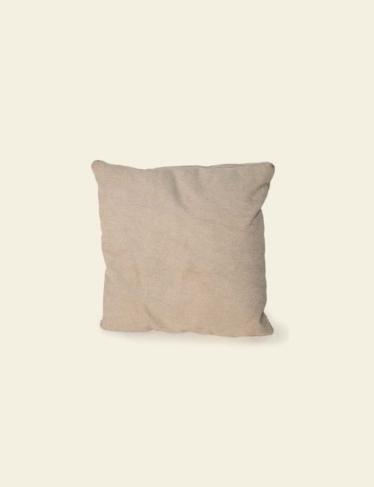 Drey Beige Cotton Canvas Cushion