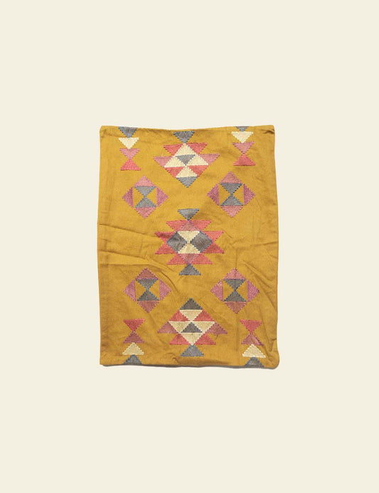 Earthy Tribal Pattern Cushion Cover