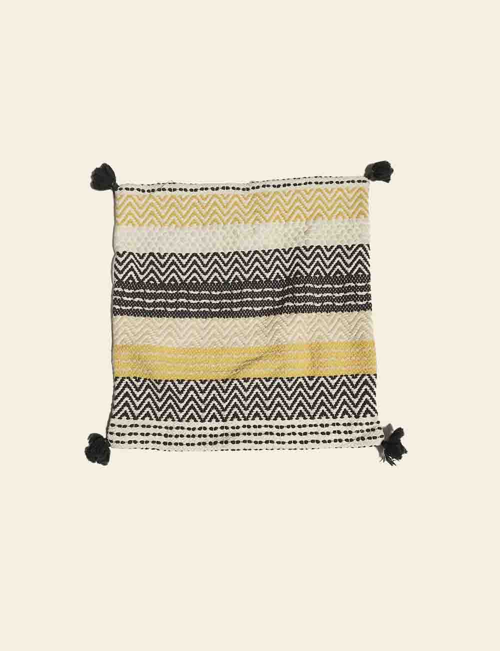 Earthy Tribal Pattern Cushion Cover