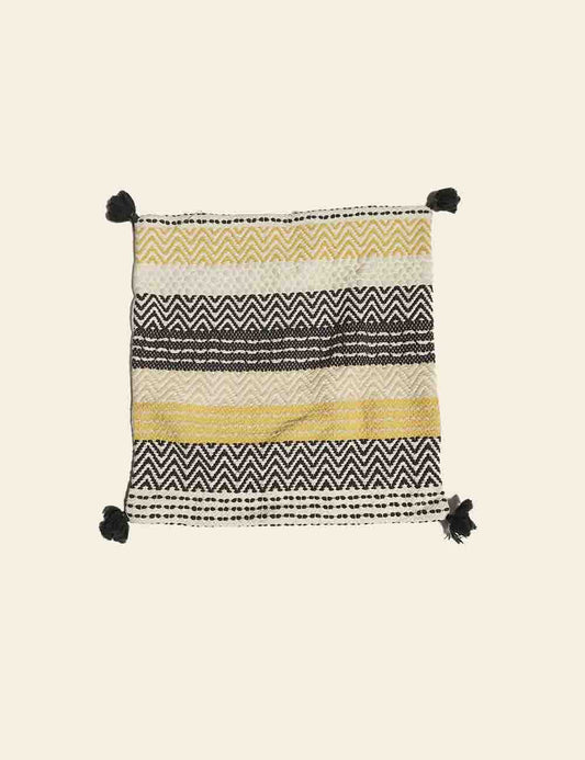 Earthy Tribal Pattern Cushion Cover