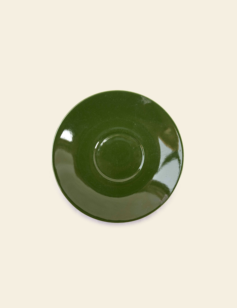 Elegant Green Saucer