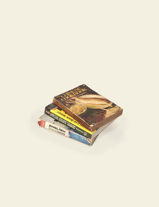 English Paper Back Books Stack of 3