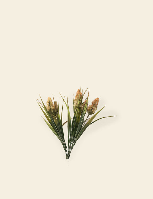 Faux Grass Bush