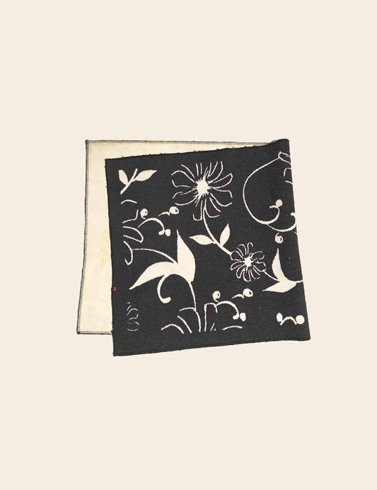 Carpet Type Mat with Floral Patterns