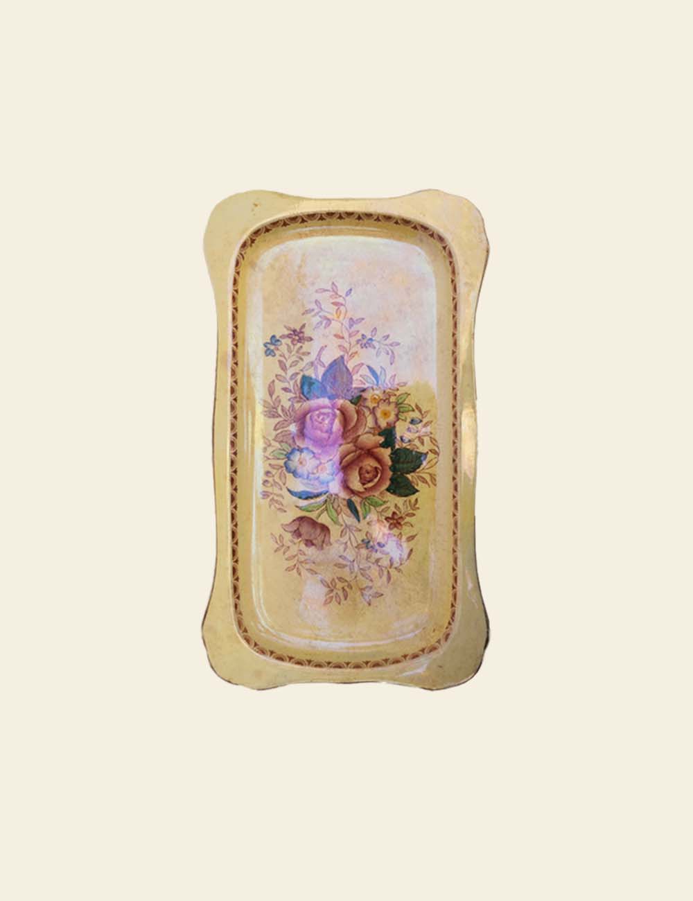 French Floral Tray