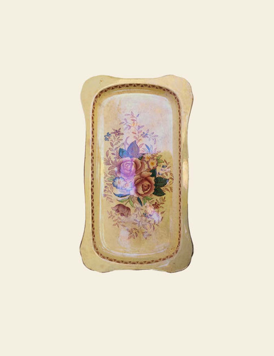 French Floral Tray