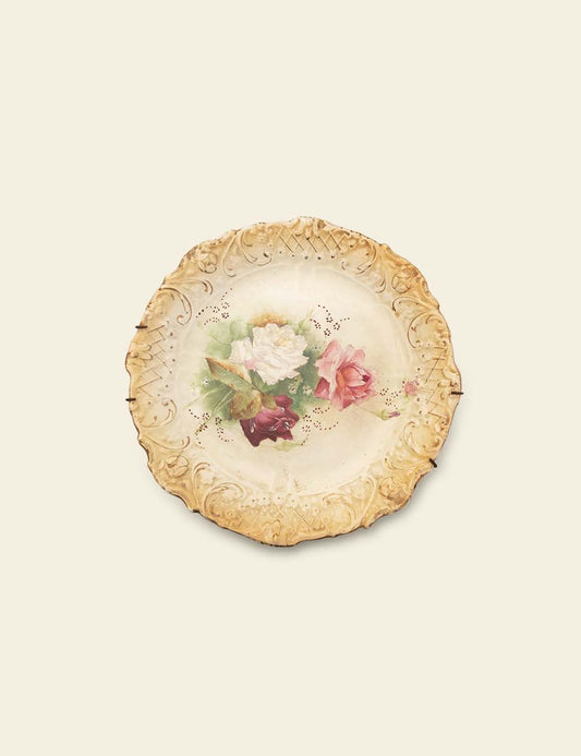 Germany Porcelain China Floral Serving Dish