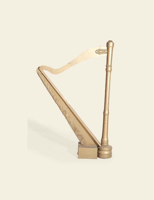Gilt-Wood Angel Harp