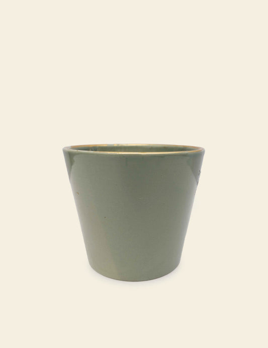 Green Ceramic Pot