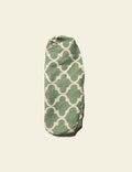 Green Quatrefoil Pattern Back Rest Cover