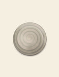Grey Spiral Light Grey Ceramic Plate