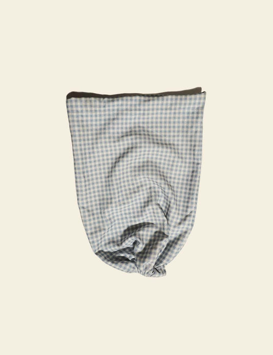Plaid Pattern Back Rest Cover