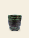Grooves Planter Pot Green