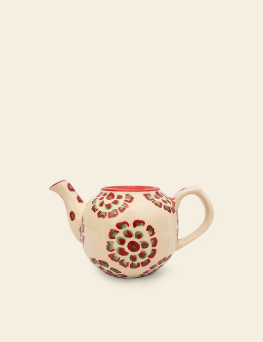 Hand Painted Floral Teapot