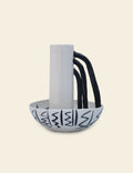 Handcrafted Black & White Ceramic Vase