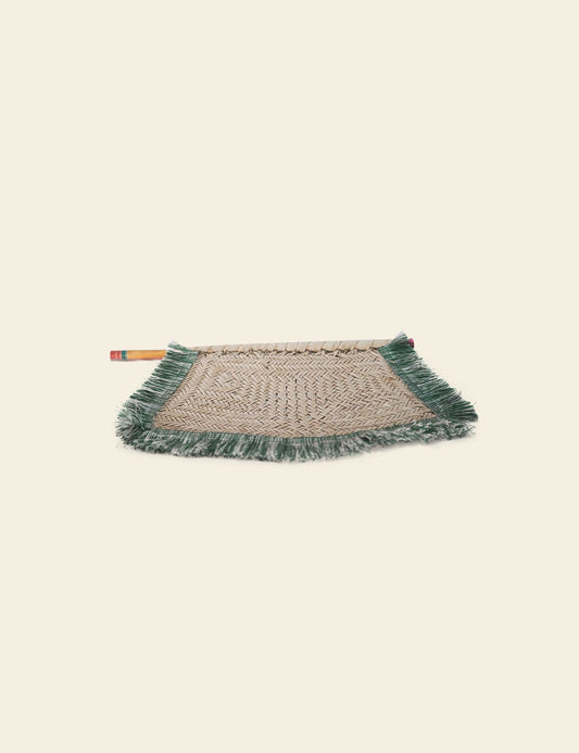 Handmade Handfan with Wooden Handle