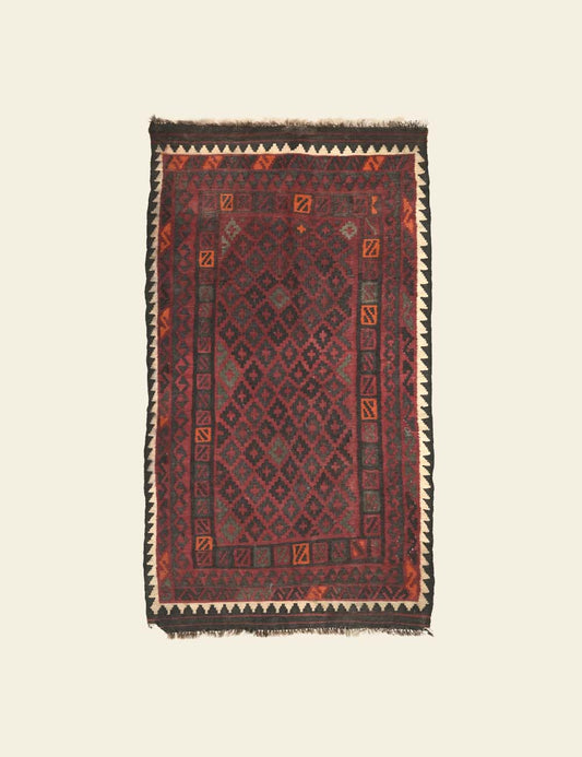 Handmade Maroon Rug