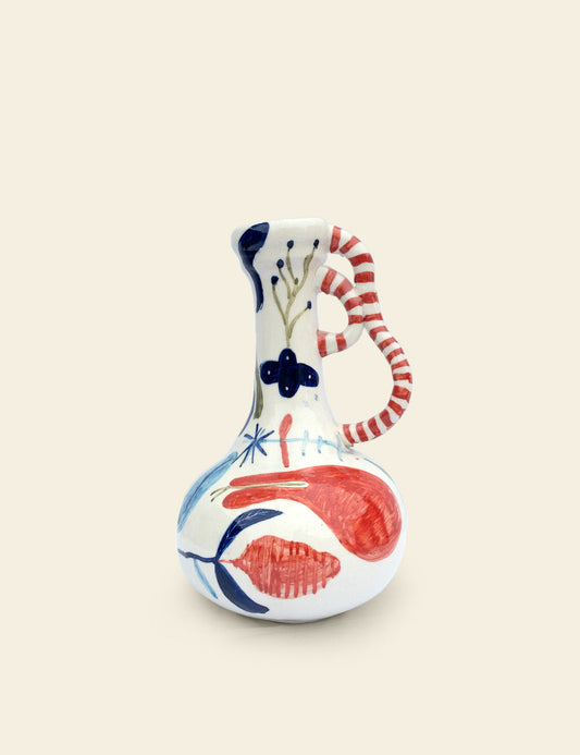Handpainted Amphora Ceramic Vase