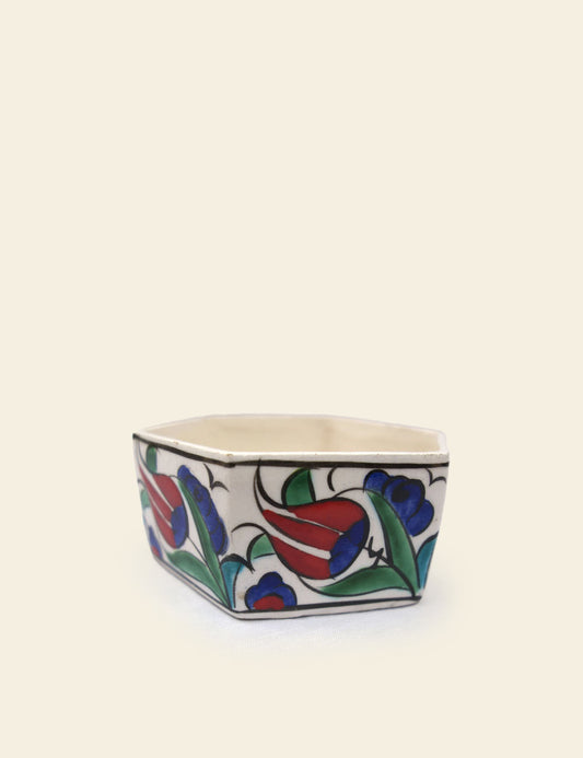Hexagon Floral Jewelry Box
