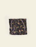 Indigo Silk Embroidered Dinner Napkin