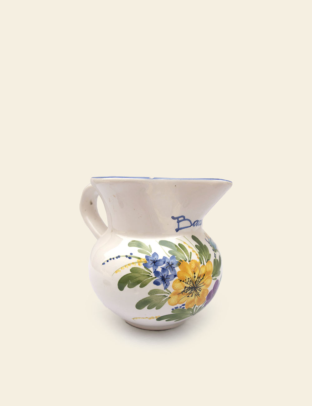 Italian Floral Pitcher