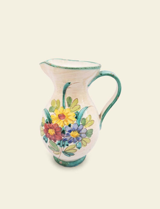 Italian Rustic Floral Vase